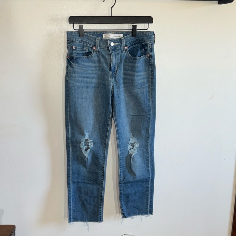 Levi Strauss Mid Rise Boyfriend Jean